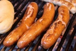 Delicious grilled sausage pictures desktop wallpaper