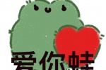 爱你蛙表情包