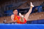 Xiao Ruoteng wins men's all-around silver medal in gymnastics