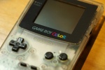 GBC game console transparent version physical picture