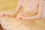 優雅性感的舞蹈美女白絲寫真