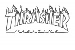 Thrasher潮牌創意手機壁紙