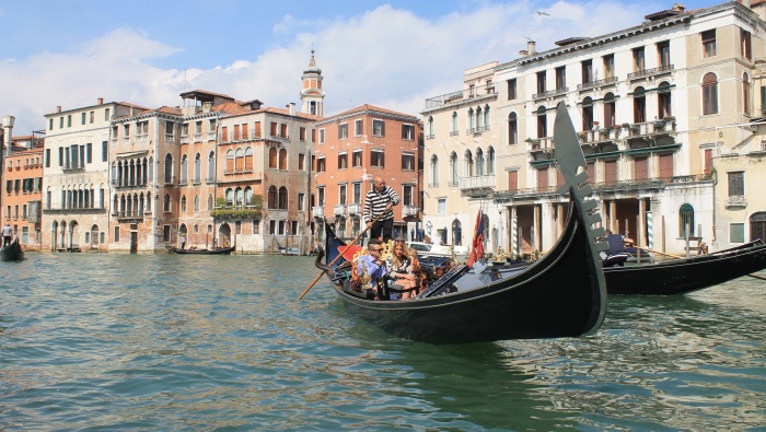 Italy Venice Gondola Architecture Landscape Desktop Wallpaper