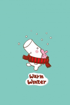 軟萌可愛卡通手機壁紙