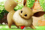 Pokémon Eevee cute computer wallpaper