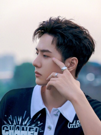 Wang Yibo's handsome profile photos