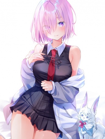 性感少女二次元手機壁紙