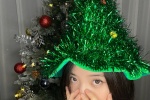 Ouyang Nana's sweet and cute Christmas photo