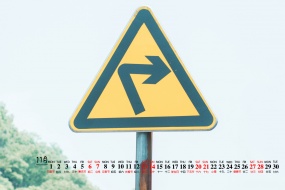 November 2021 green theme landscape desktop calendar wallpaper