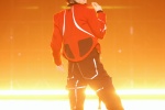 Li Sidani cool photo in red jacket