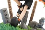 Partial details of the Shaman King Asakura Leaf figure