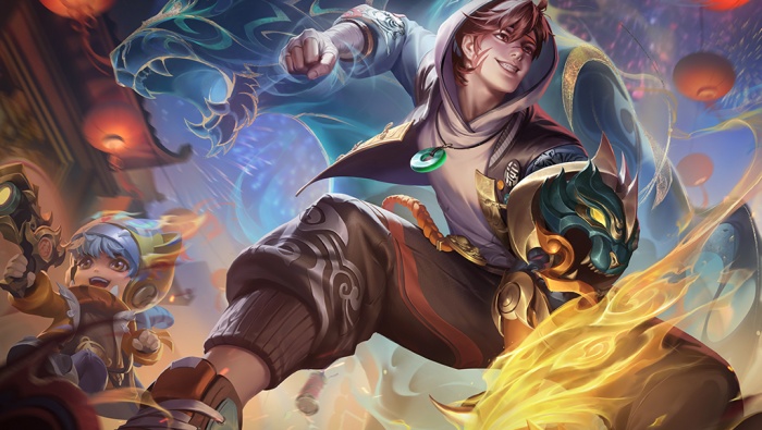 King of Glory Pei Qinhu Yinhu bare fist HD desktop wallpaper