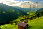 March 2022 blue sky and white clouds eye protection calendar wallpaper