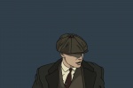Peaky Blinders hand-painted style mobile wallpaper