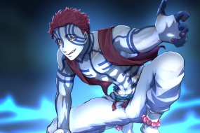 鬼滅之刃猗窩座角色電腦壁紙