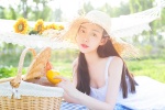 Fresh summer straw hat beauty wallpaper picture