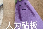 Collection of cute eggplant essence expression packs
