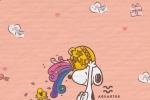 Snoopy twelve constellations cartoon mobile wallpaper