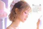 2021年9月纯欲系美女桌面日历壁纸