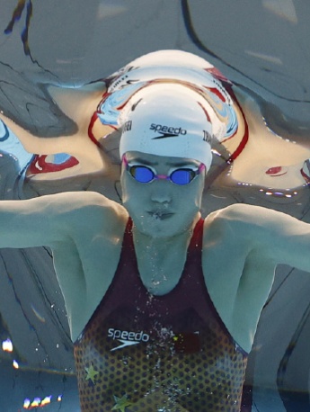 张雨霏东奥200米蝶泳半决赛现场极清美图