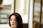 Photo of Liu Yifei’s elegant temperament in knitwear