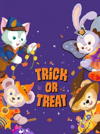 上海迪士尼萬聖節主題手機壁紙