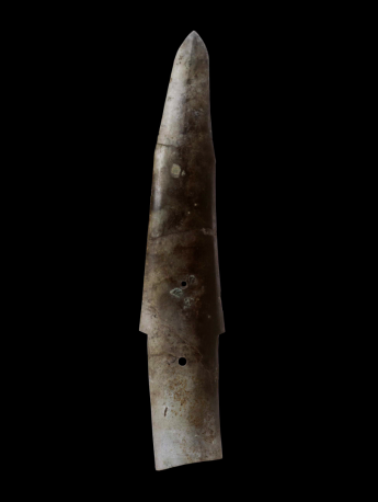 Jade Ge display at Sanxingdui Pottery Museum