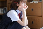 清纯美女学生妹制服诱惑写真