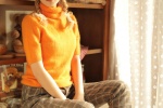金髮美女初秋溫暖唯美寫真