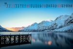 July 2021 Lakeside Pier Desktop Calendar Wallpaper