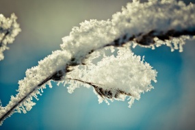 Rime snow scene pictures desktop wallpaper