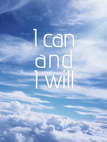 I CAN AND I WILL清新風景壁紙