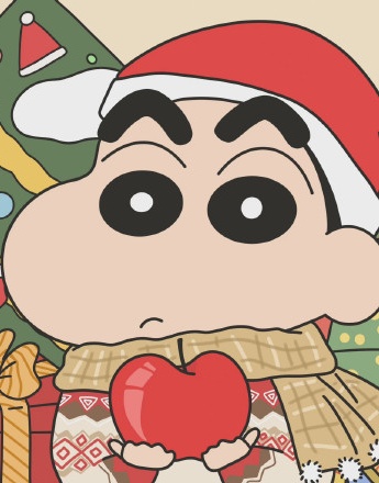 Crayon Shin-chan Christmas style avatar