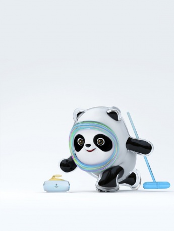 冰墩墩冬奧項目版手機壁紙