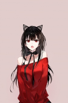 萌係動漫美少女手機壁紙