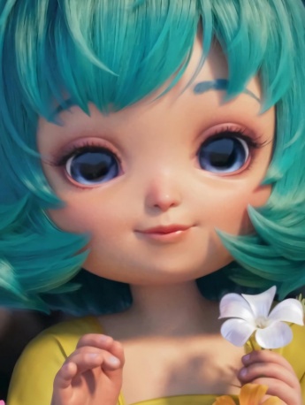 Glory of the King Cai Wenji cute style wallpaper