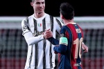 Messi and Ronaldo in the same field HD wallpaper