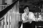 Xiao Zhan's handsome night street photo shoot at Tianqiao