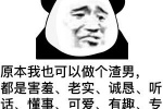 原本我也可以做个渣男，都是害羞、老实、诚恳、听话、懂事、可爱、有趣、专一耽误了我