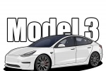 特斯拉model3创意手机壁纸