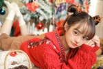 Playful and cute Christmas beauty photo pictures