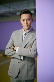 陳偉霆灰色西服帥氣寫真圖片