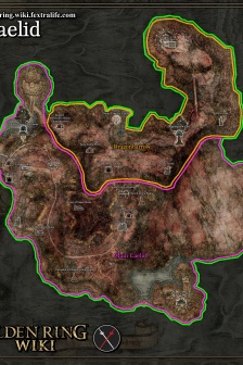 艾尔登法环盖利德地图全貌