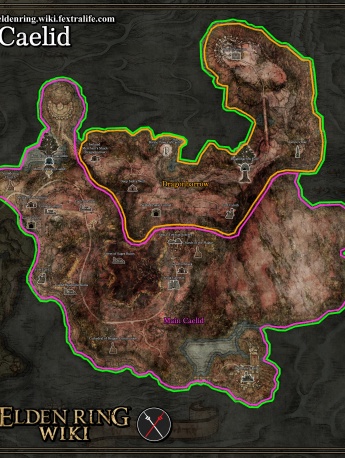 艾尔登法环盖利德地图全貌