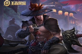 King of Glory Xiahou Dunshuofengdao HD desktop wallpaper