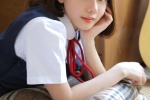 清纯美女学生妹制服诱惑写真