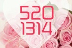 520爱你的数字唯美手机壁纸