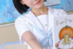 Graduation season beauty classroom JK uniform white and sexy photo