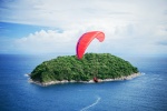 Fun and exciting paragliding pictures desktop wallpaper