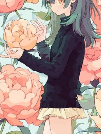 Creative character illustration mobile wallpaper